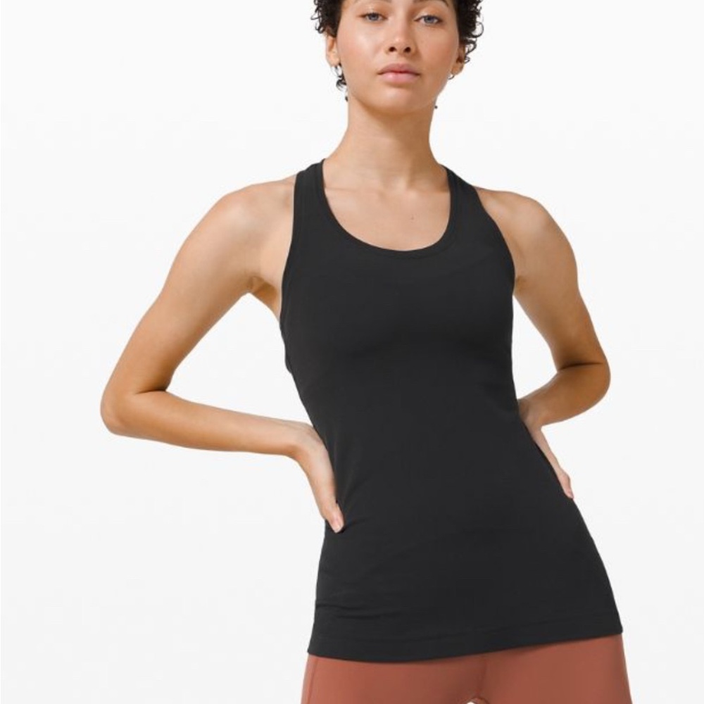 Lululemon nulu raceback tank top size 2